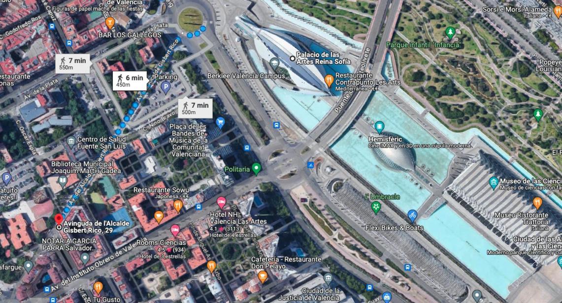 10 Pax, Ac, Wifi Gratis, Ciudad Artes Y Ciencias Valência Exterior foto